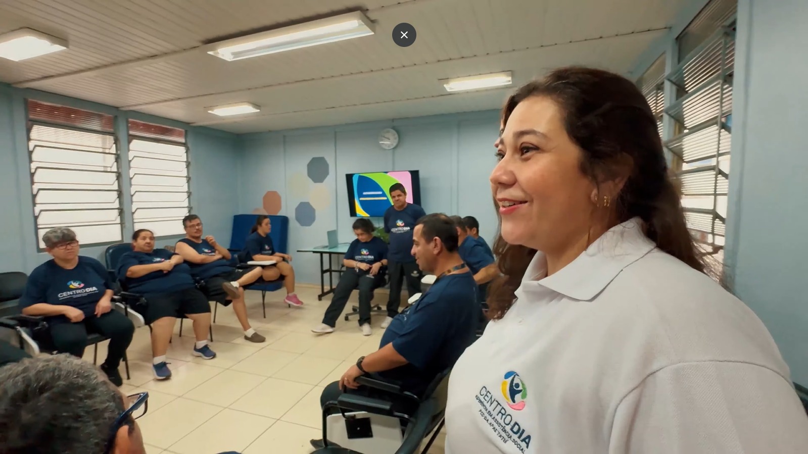 Roda de conversa com usuários e equipe